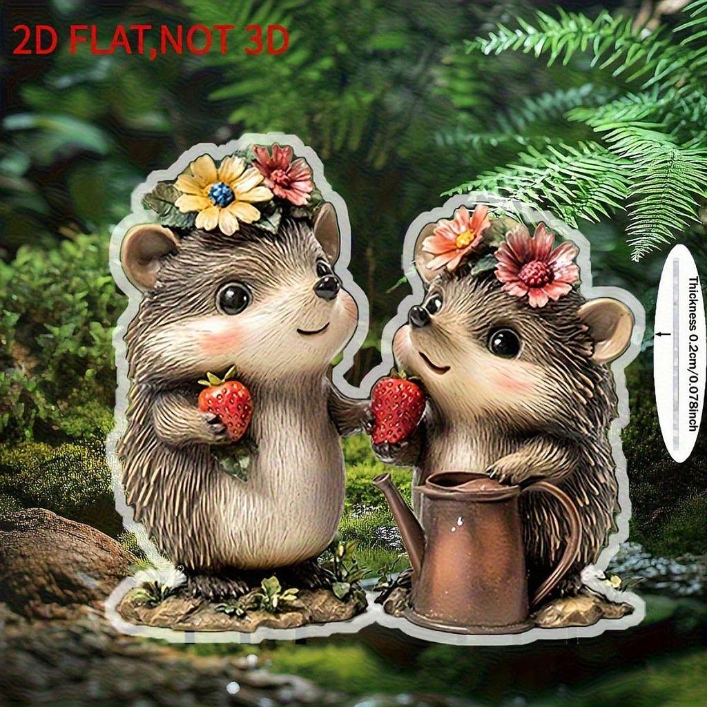 2D Акриловый Садовый Колышек Украшение Декор Табличка для Вечеринки Балкона Фестиваля