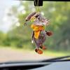 1/5Pcs Mouse Family Hanging Ornament Home Indoor Christmas Tree Car Rearview Mirror 2D Flat Acrylic Cartoon Rat Animal Hanging Decoration