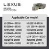2pcs Car Door Welcome Light For LEXUS ES LS IS IF LX RX GS GX HS NX LM LC LF RZ RC HD LED Lamp refit Laser Decor Projector