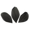 50 Cut Feathers - Black 6 Cm