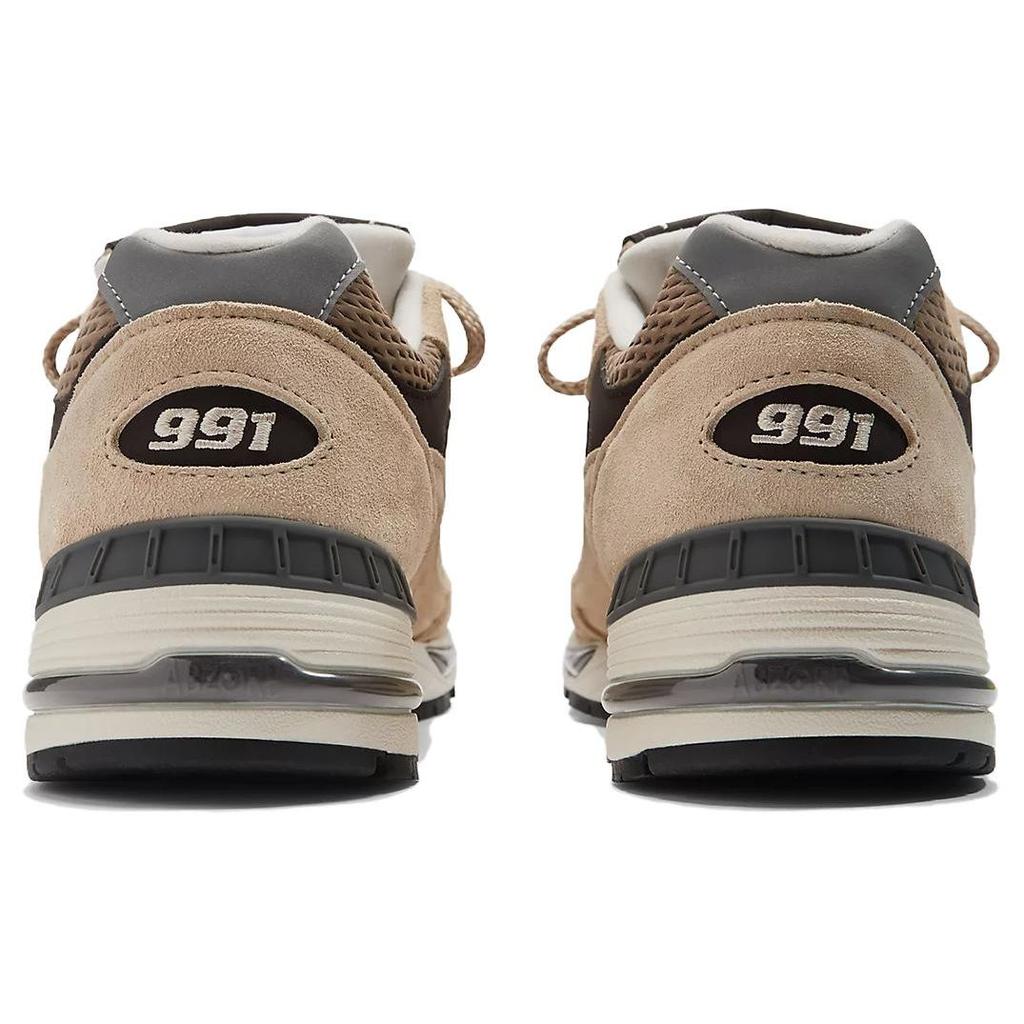 New Balance 991 Made in England Finale Pack — мужские кроссовки бледно-хаки светло-коричневого серебристо-норкового цвета Delicioso M991CGB