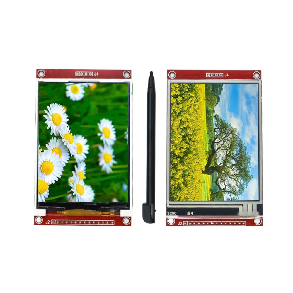 LIZAO 3,2-дюймовый последовательный цветной TFT LCD дисплей SPI 320x240 с сенсорной панелью, драйвер ILI9341, модуль для разработки STM32 Arduino