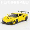 1:32 Ferrari 488 Sports Car Model Metal Diecast Alloy Toys Cars Models Boys Christmas Fashion Ornament Collection Gift