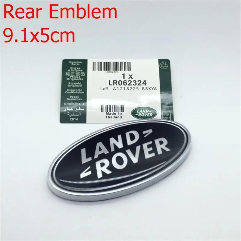 3D Letter Car Hood Bonnet Cover Emblem For Land Rover Range Rover Velar Sport Discovery 2 3 4 Defender Chrome Front Head Sticker JW9