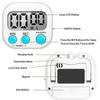 LCD Screen Display Digital Visual Timer Big Digits Stopwatch Countdown Timer  Bathroom