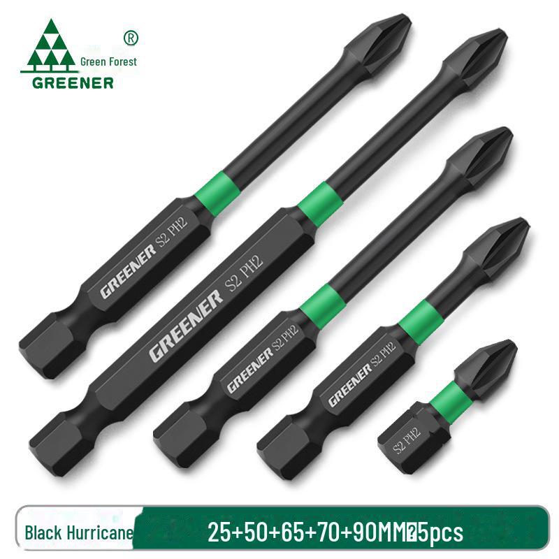 Высокопрочный магнитный набор ручной дрели крестового типа Green Forest с битами для отвертки немецкого производства