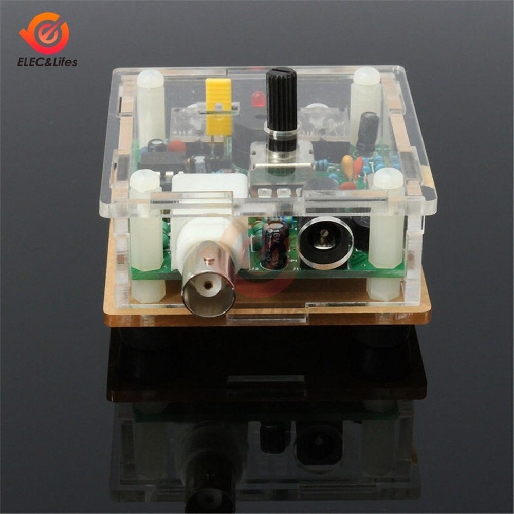 DC 9-11.8V S-PIXIE CW QRP Shortwave Radio Transceiver 7.111Mhz+ Acrylic Case DIY kit for Ham Radio Audio
