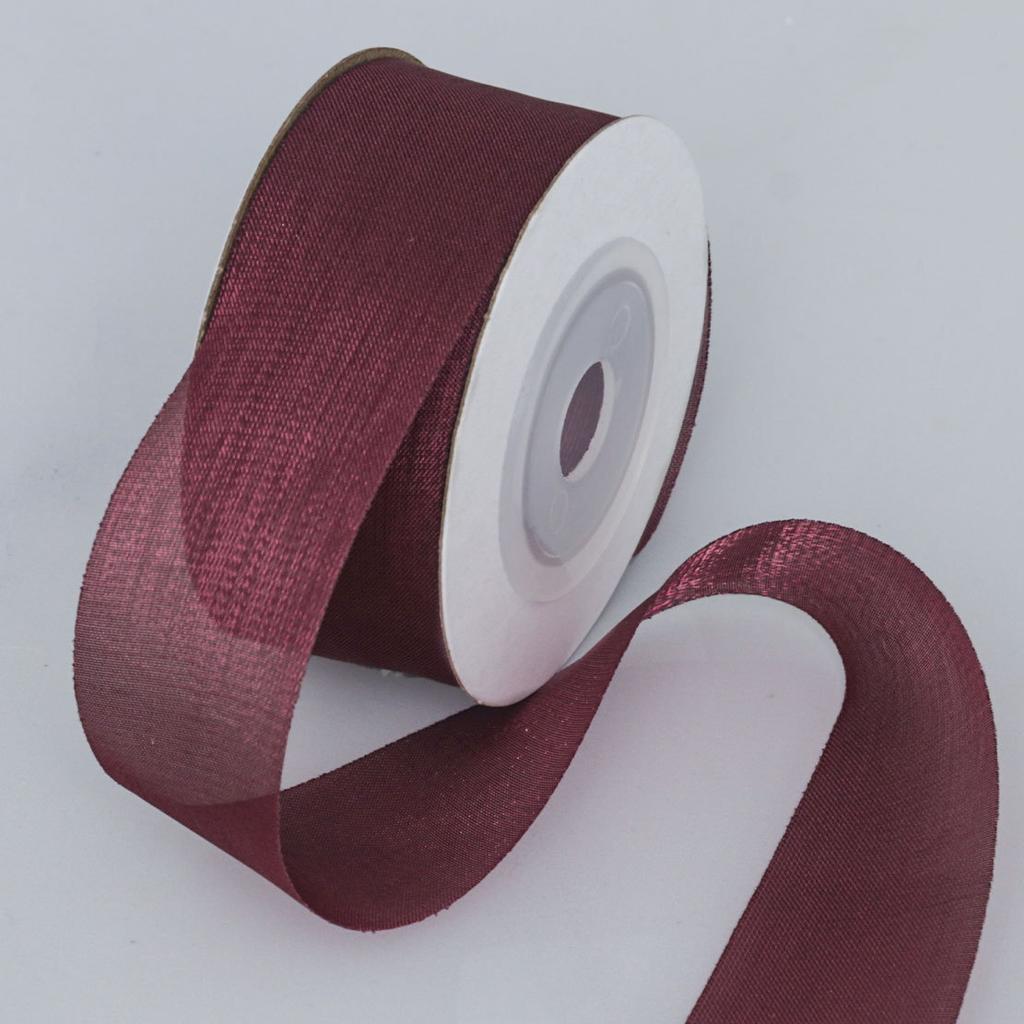 2.5cm Transparent Pearl Snow Ribbon Flower Packaging Ribbon Handmade Diy Hair Decoration Packaging Ribbon AccessoriesRibbon Bow DIY Flower Handmade