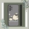 Чехол для телефона Wildflower New Strawberry Lamb для Samsung S25, S24, S21, S22, S23, S30, Ultra, S20, Plus, Fe, Lite, 5G Черный