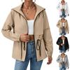Jacket Women Waterproof Windbreaker Lightweight Rain Jackets With Pockets Packable Raincoats For Women With Hood