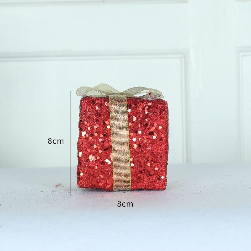 Christmas Hemp Rope Gift Bag & Tree Ornament Gift Box Set