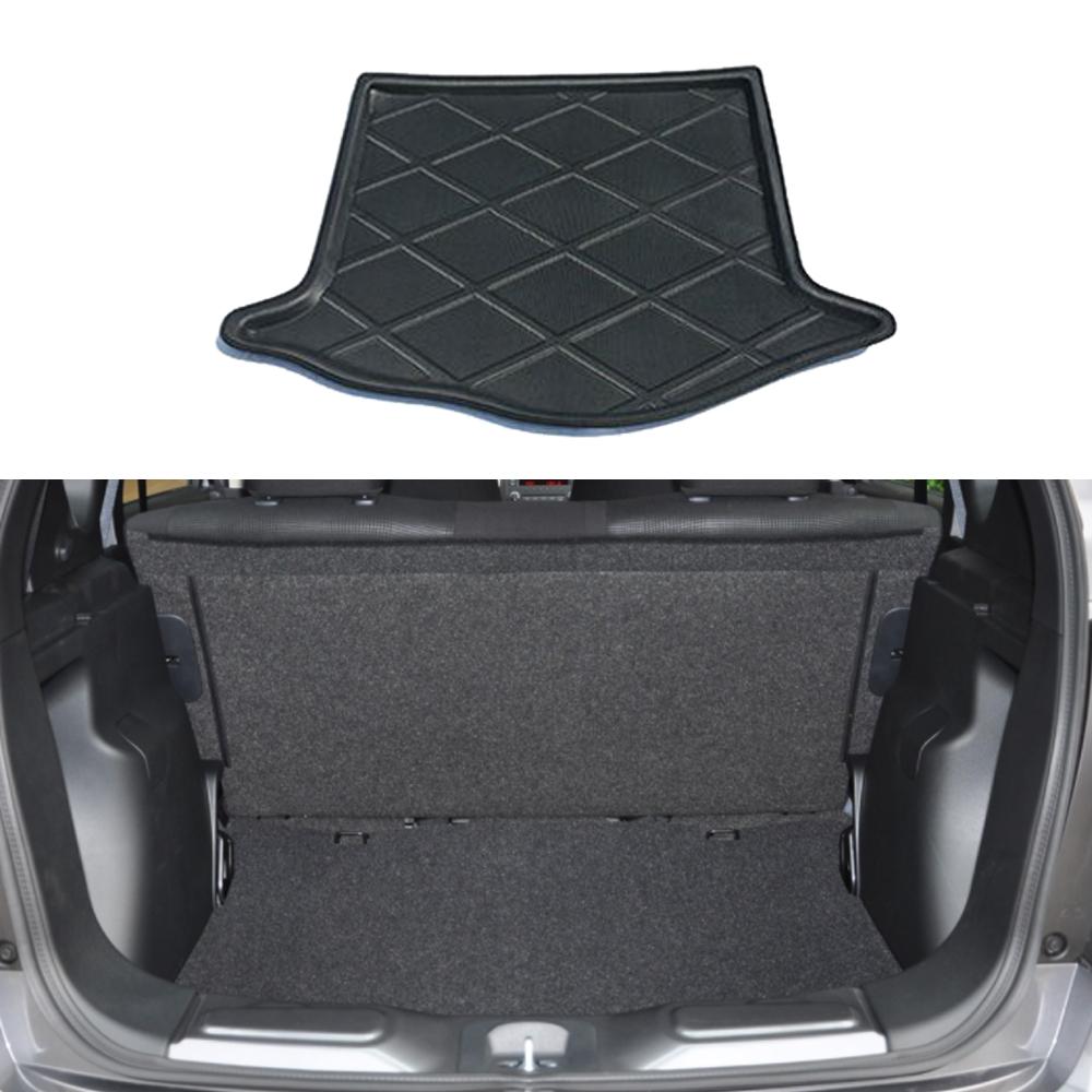 Car Rear Trunk Mat for Nissan Livina Geniss L10 L11 2007~2018 Luggage Custom Tray Liner Floor Pad Boot Carg Cover Accessories