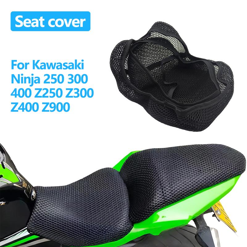 Для Kawasaki Ninja 250 300 400 Z250 Z300 Z400 Z900 Мотоциклетный Чехол на Сиденье 3D Сетчатая Ткань Сиденья Нескользящий Дышащий Защитный Подушка