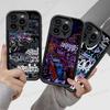 Крутой Черный Граффити Чехол Для Телефона Для iPhone 11 12 13 16 15 17 14 Pro Max Мягкий Funda Силиконовый Чехол