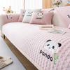 Чехол для дивана All Seasons Modern Simple Anti-slip Cold Housses de Canapé Panda Embroidery Sofa Cushion Cover Seat Cushion