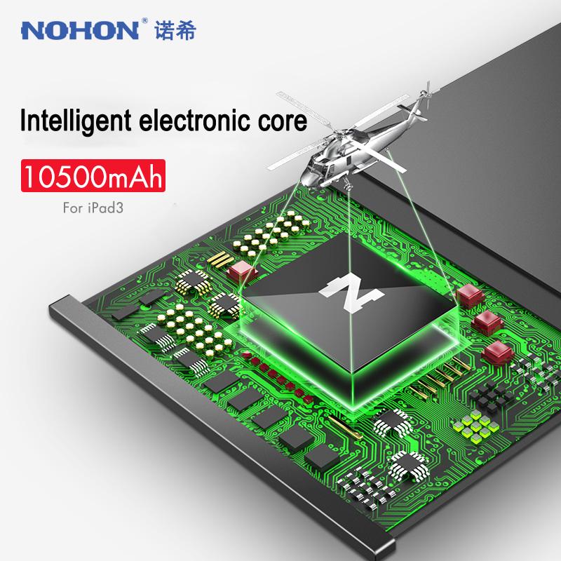 NOHON для Apple iPad 3 4 iPad3 iPad4 A1389 A1403 A1416 A1430 A1458 A1459 10500 мАч аккумулятор для планшета