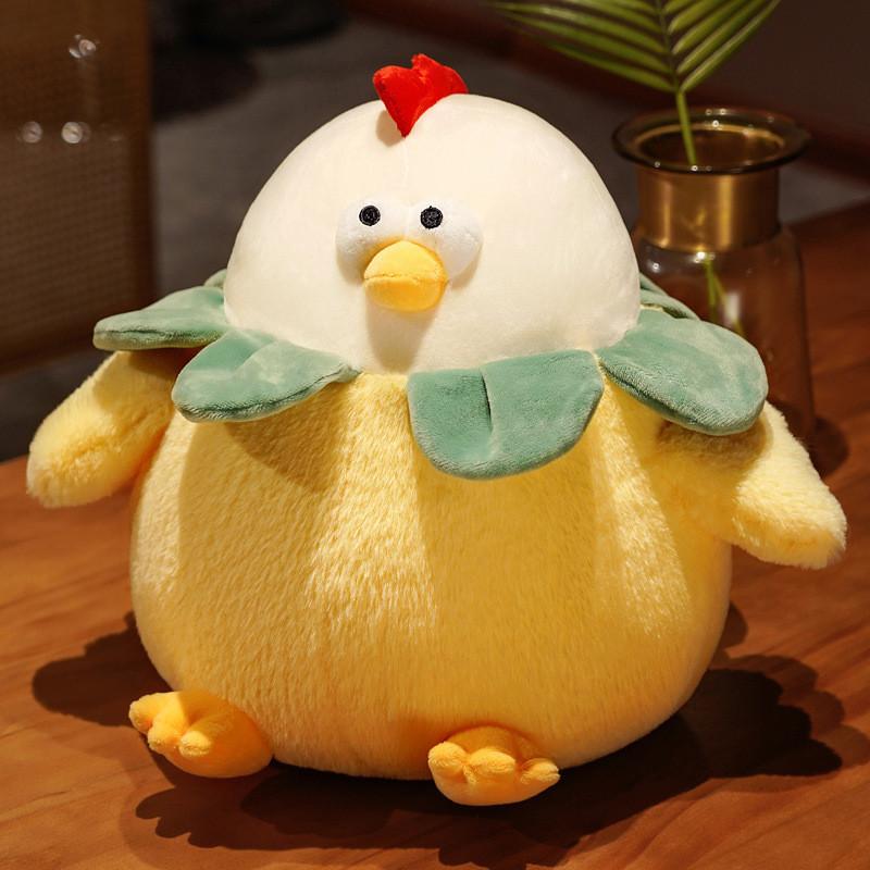 Duddun Chicken Stuffed Toy Soft Plush Cotton For Kids Bedroom Decor Gift