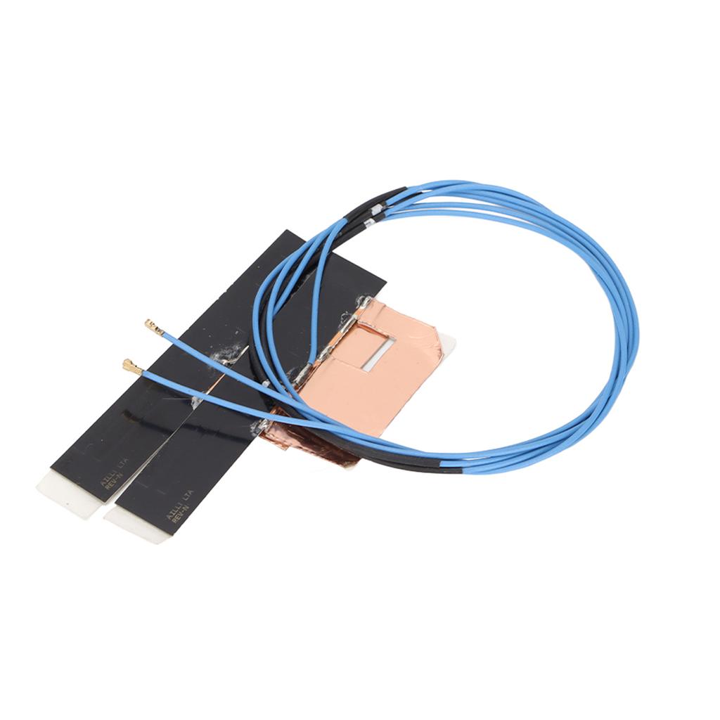 2Pcs WiFi Antenna 2.4GHz 5GHz Dual Band Strong Compatibility Wireless Computer Built in Antenna Cable