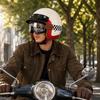 3C Certified 3/4 Motorcycle Helmet Winter Warm Adults Electric Bike DOT Approved