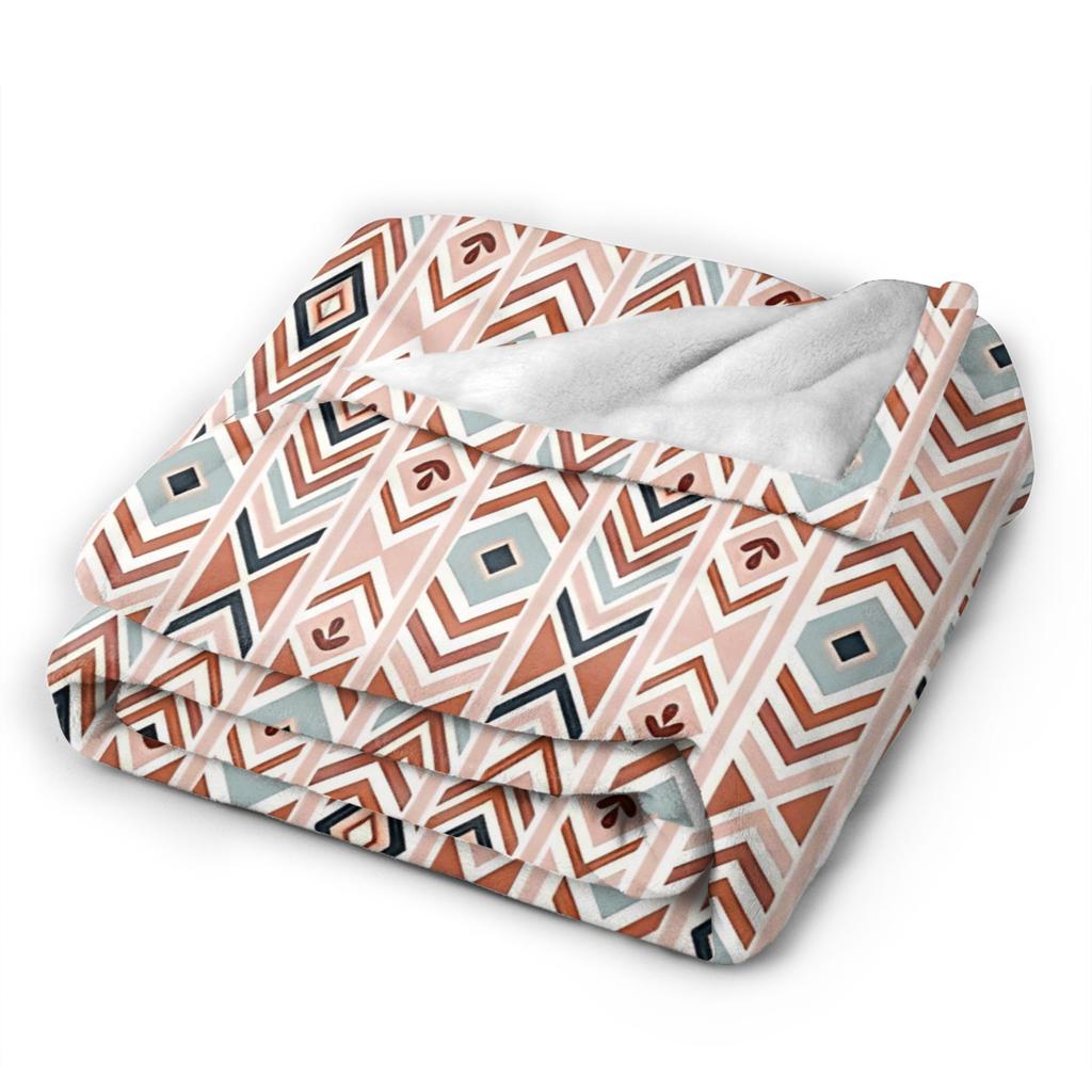 Warm Soft Blanket Children Decorative Bohemian pattern Bedding Throws Flannel Bedspread For Couch Chair Graphic Sofa Bed Cover