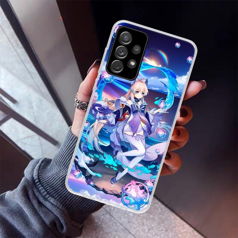 Чехол для телефона Genshin Impact Сангономия Кокоми для Samsung Galaxy A17 A57 A37 A16 A26 A36 A56 A15 A25 A35 A55 A14 A13 A54 A53 A34