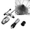4pcs Bicycle Repair Tool Kit Mountain Road Bike Chain Bracket Crank Freewheel Remover Tool Set for Cycling