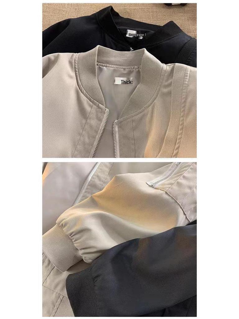 Унисекс Модная Серая Бомбер-куртка в стиле Харадзюку для Пар