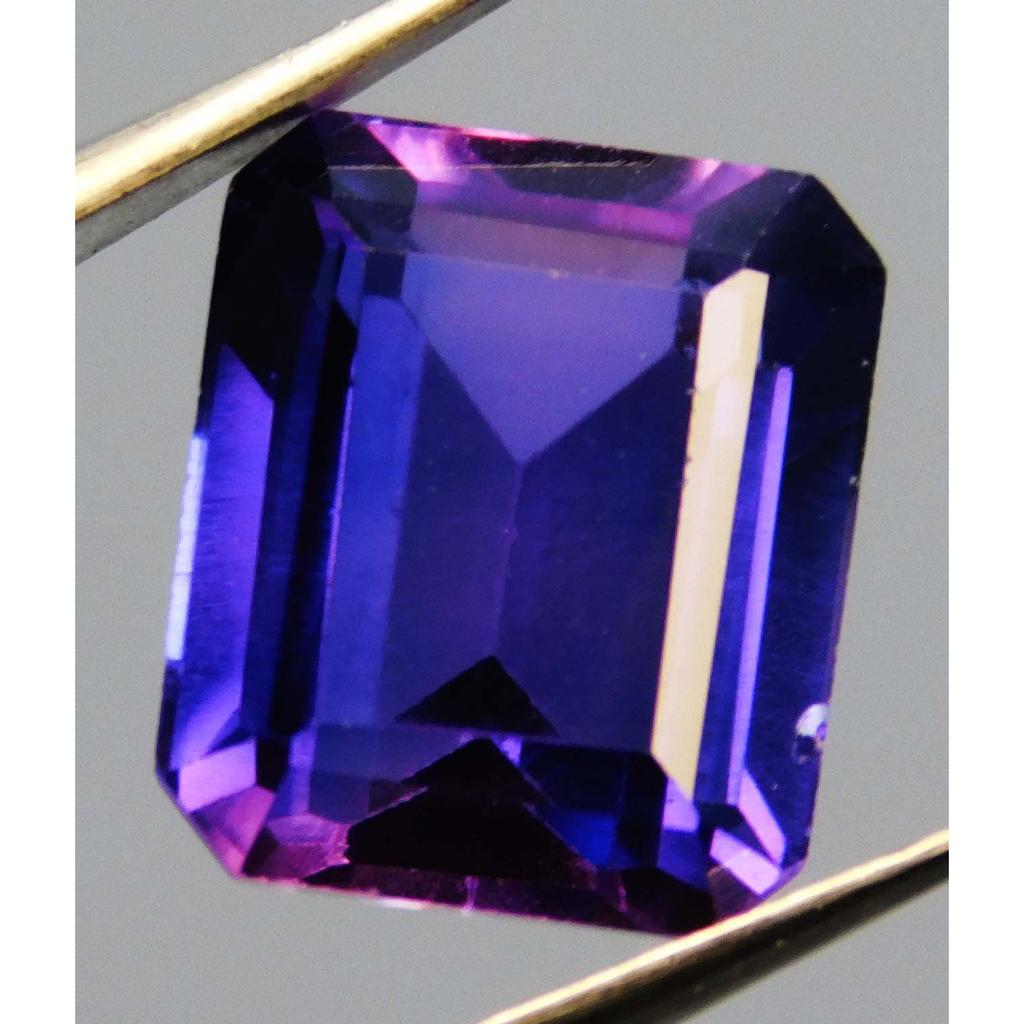 Natural Purple Tanzanite Loose Gemstone 7 ct Emerald Cut for Jewelry Making for Jewelry Designs