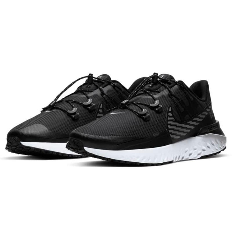 Nike Legend React 3 Shield Черный Темно-серый Тренировочные Футбольные Бутсы CU3864-001