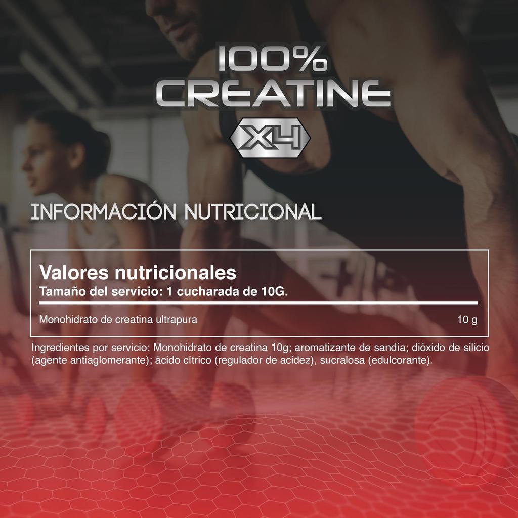 Healthy Fusion 100% Creatine Monohydrate, High Dose | 10g of Creatine Per Serving | 300g Watermelon Flavor