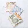 Ji, Japan And Korea Sweet And Versatile High-End Fashion Imitation Silk White Printed Women'S Sunshade And Sunscreen Silk Scarf