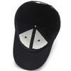 Black Wide Brim Adjustable Summer Hat Cotton Baseball Cap Sports Cap Peaked Cap