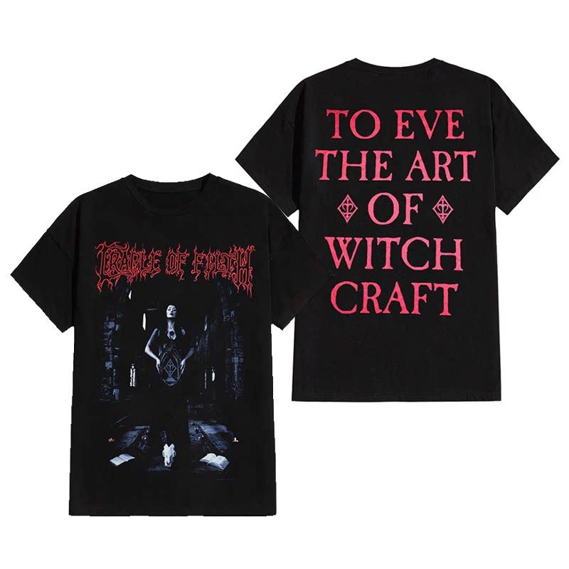 Summer Cradle of Filth Bands Extreme Gothic Black Metal Rock Dark American Shortsleeved Tshirt