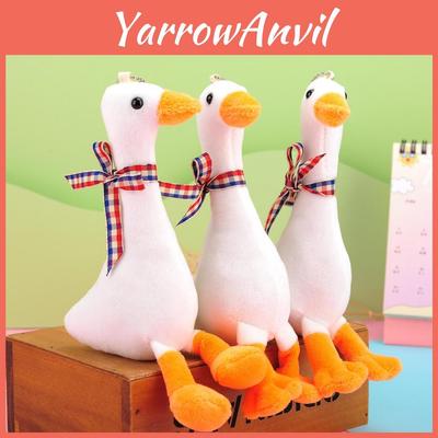 Милый брелок-игрушка Утка из мягкого короткого плюша с наполнителем из полипропиленового хлопка