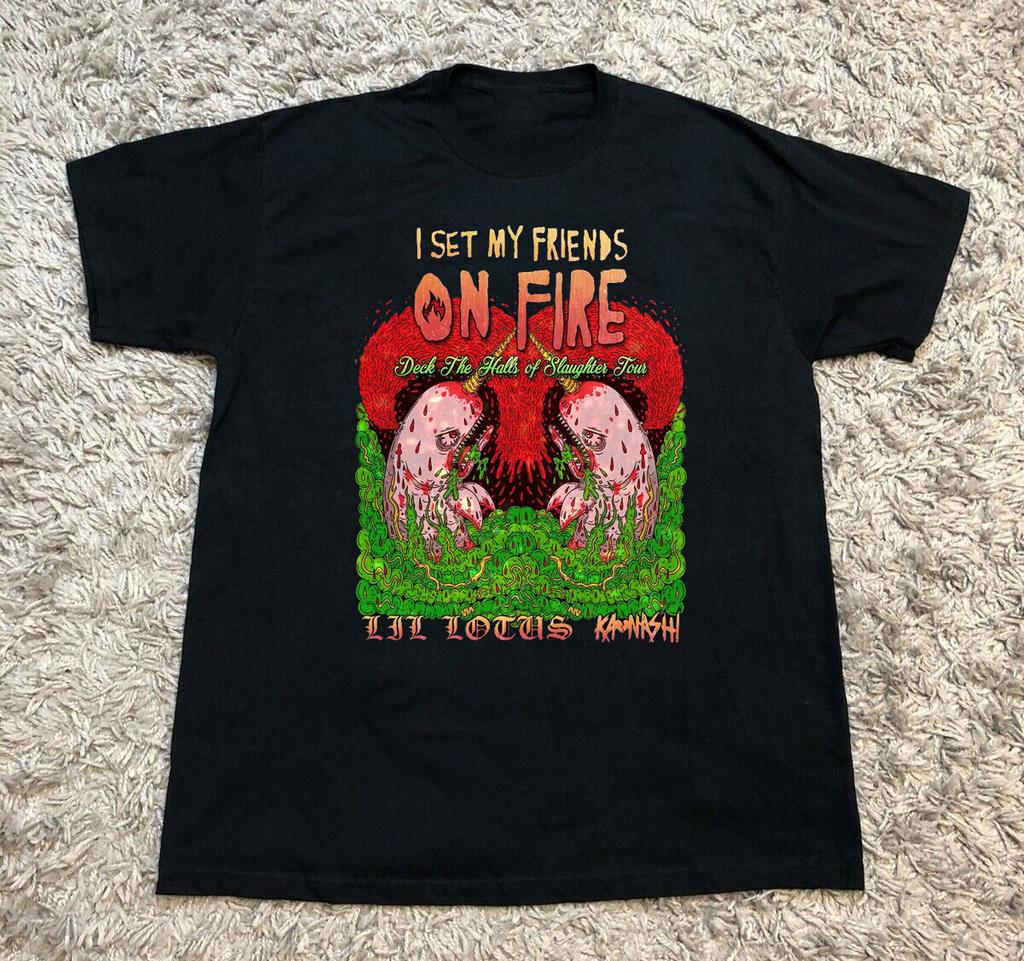 RARE I Set My Friends On Fire Black Unisex S-5XL Shirt HRB658