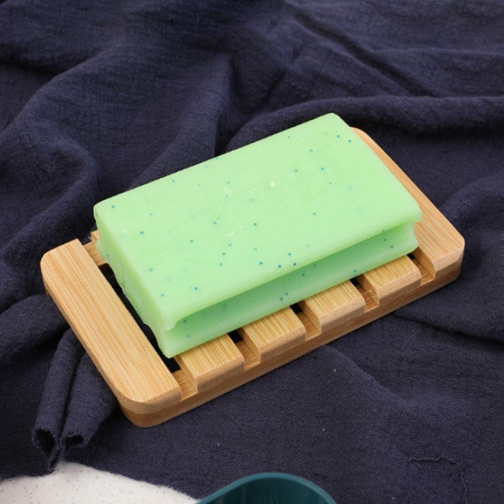 Multiple Styles Soap Box Bamboo Storage Rack Reusable Storage Box Home