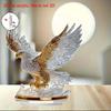 1 шт. Машущий орел 2D Настольное украшение Современная ваза-фигурка животного Акриловое плоское украшение Для дома Рождественские и Хэллоуинские подарки