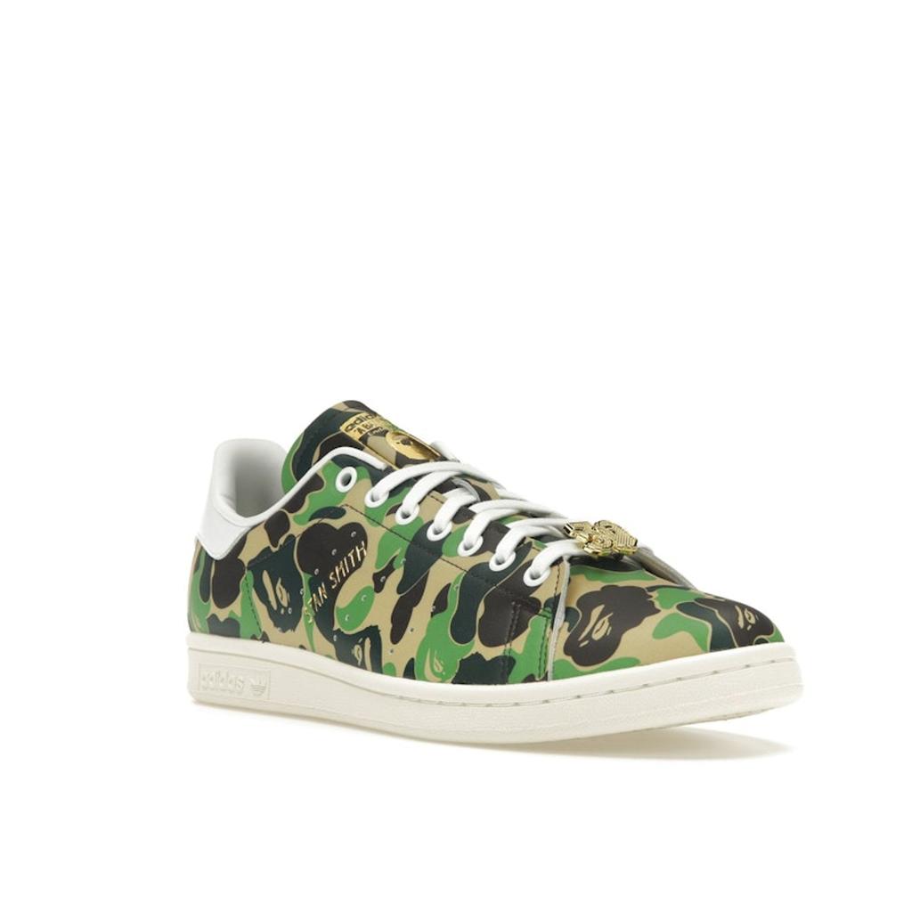 BAPE x adidas Stan Smith 30-летие - ABC Camo Унисекс кроссовки Разноцветные Облачно-белые Молочно-белые IG8949