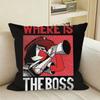 EENA Game DDream BBQ Square Sofa Pillow Cover Solid Color Living Room Home Decor Cushion Case