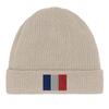 Bonnet Drapeau France En Beige