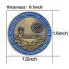 Iraqi Freedom Operation USS Abraham Lincoin Bronze Challenge Coin Home Decor