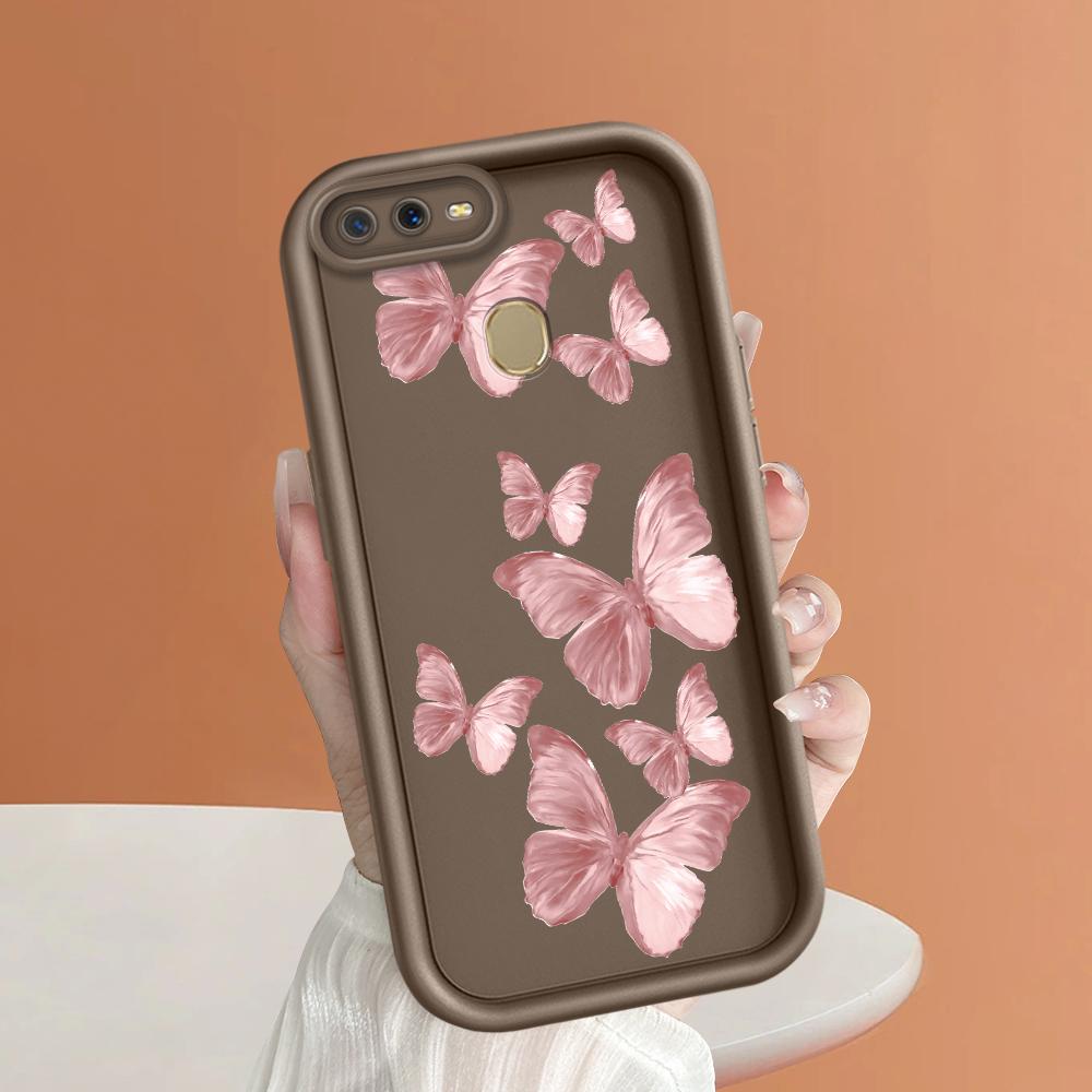 Мягкие силиконовые квадратные лестницы с мультяшным узором, полное покрытие, защита камеры, противоударный чехол для OPPO Reno Realme OnePlus