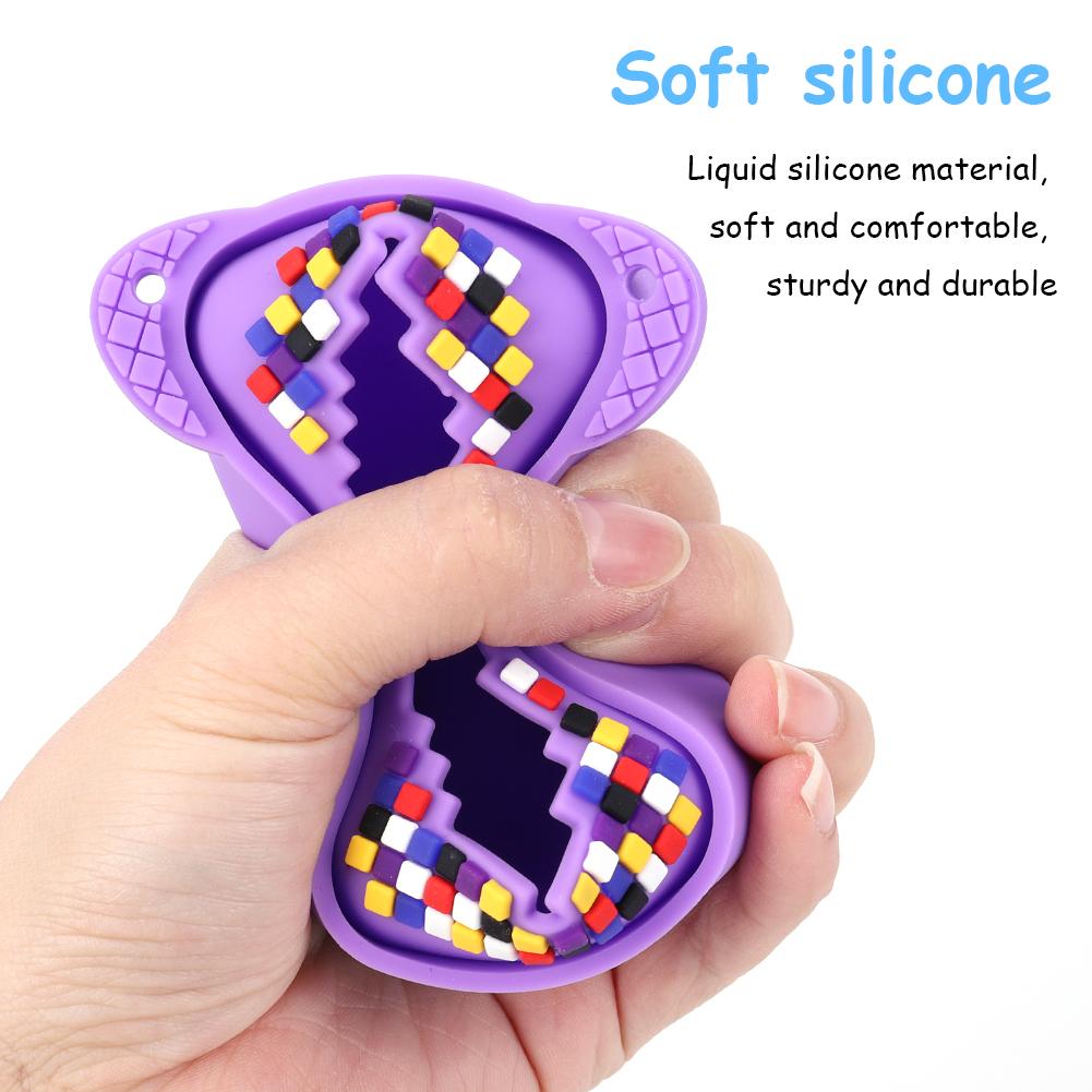 Силиконовый чехол для интерактивной виртуальной игрушки Bitzee Digital Pet Pet (фиолетовый) _