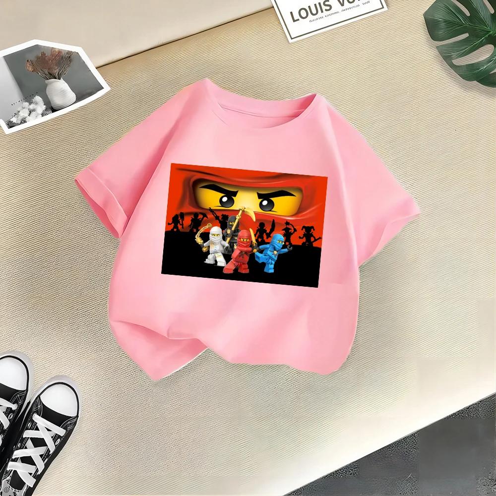 Летняя красивая детская хлопковая футболка Повседневная футболка с круглым вырезом для мальчиков и девочек Stumble Guys игры живая детская одежда