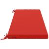 2 piece Bench Cushions SOEST 2 pcs. 100percent  Polyester Red