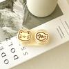 New Cute Cat Contact Lens Case Eyes Contacts Care Container Box Mini Portable Cartoon Travel Holder Storage Box Gift