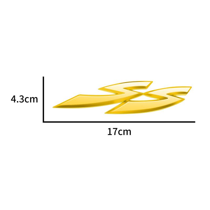 Car Styling Front Hood Grille Emblem Metal Badge SS Letter Logo Sticker For Holden Colorado HSV Commodore VT VX VE Cruze Captiva
