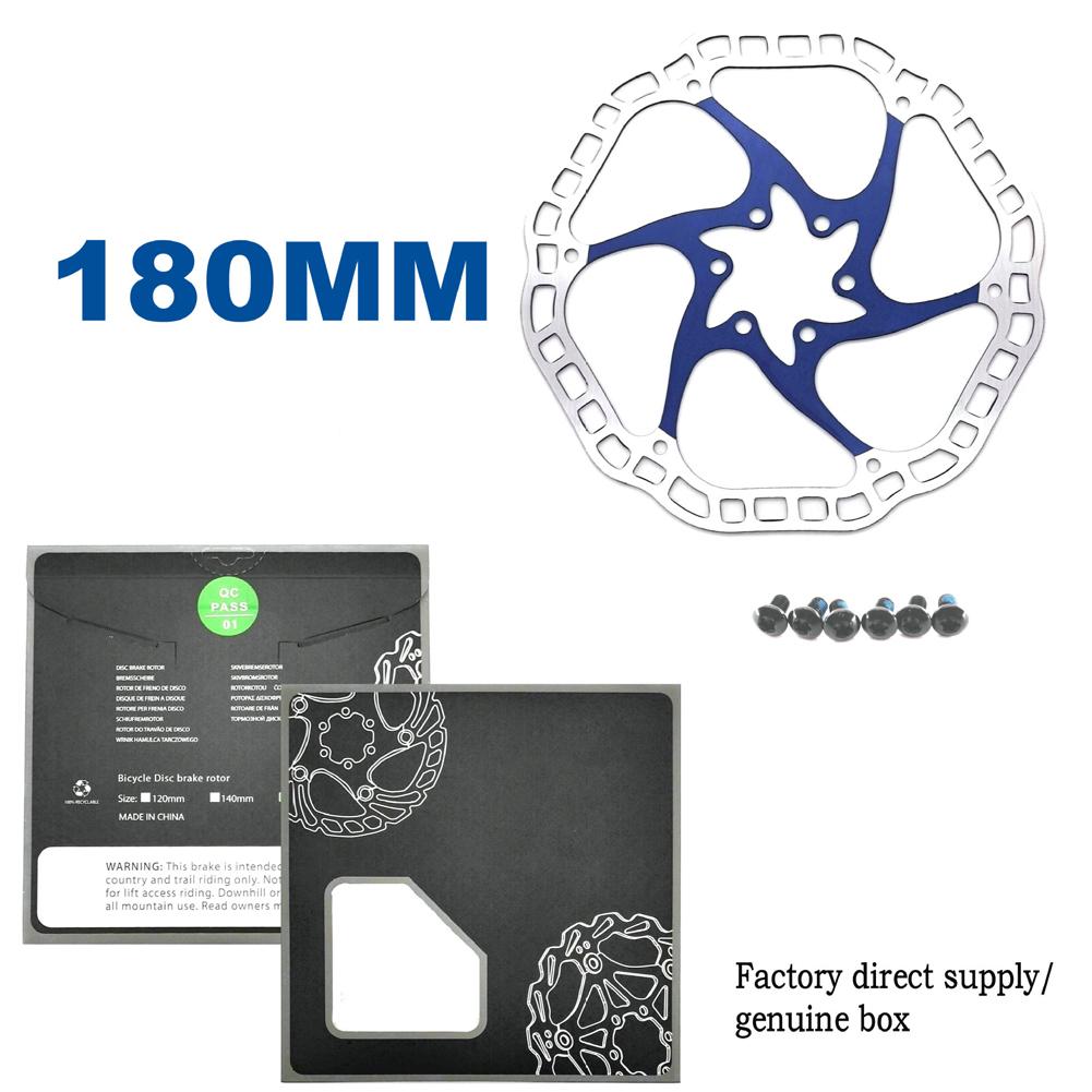140/160/180 мм сверхлегкий велосипедный гидравлический дисковый тормоз роторы горный велосипед шоссейный гоночный велосипед ротор тормозного диска с 6 болтами