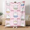 1pc Blanket - Miffy Print Design,Lightweight Blanket for Sofa,Bed- Soft &Warm,Gift for All Seasons