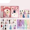 No Cutting Paper Doll House Girl DIY Toy DIY Cute Princess Book  Children's Puzzle